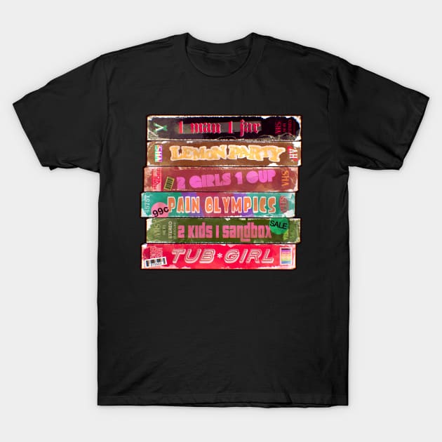 Shock Video VHS T-Shirt by LVBart